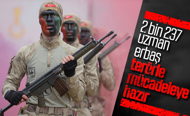 Uzman erbaşların mezuniyet töreni gerçekleşti