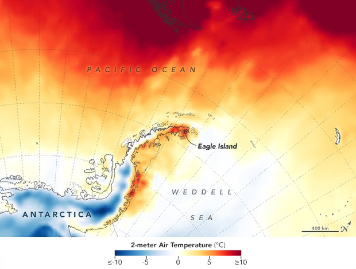 NASA buzul erimesini uzaydan görüntüledi