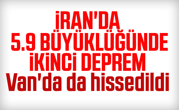 İran'da ikinci 5.9 şiddetinde deprem