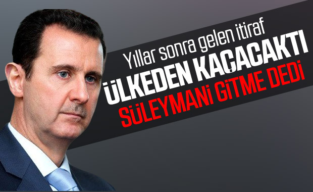İranlı general: Esad'ın istifasına Süleymani engel oldu