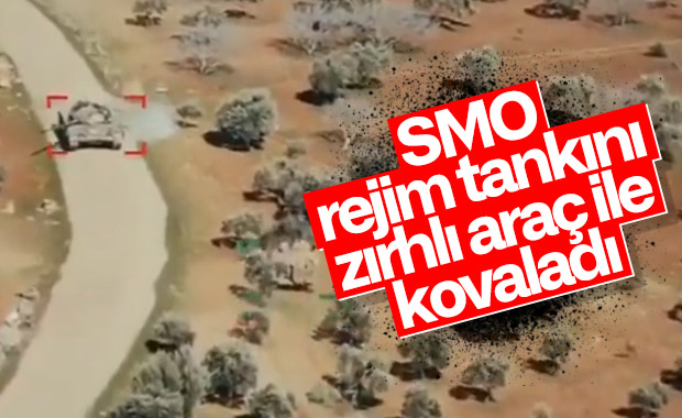 SMO, rejime ait tankı zırhlı araç ile kovaladı