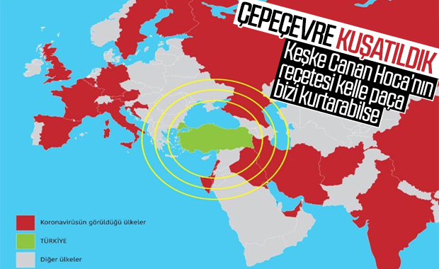 Koronavirüs vakaları Türkiye'nin çevresini sarıyor