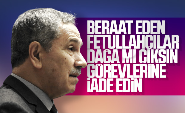 Bülent Arınç'tan KHK'lılar çıkışı