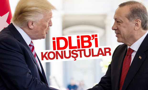 Erdoğan Trump ile görüştü