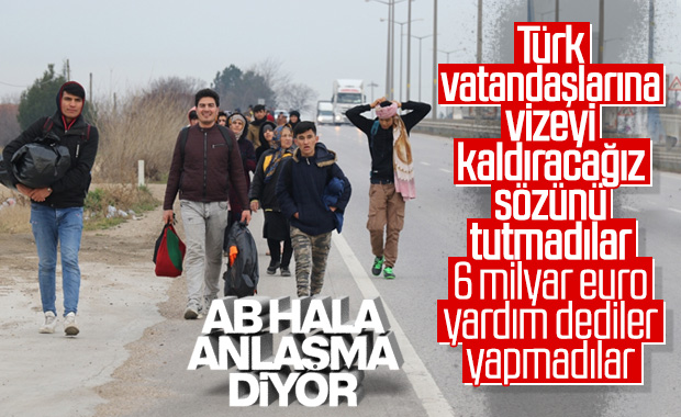 AB'den Türkiye'ye mülteci açıklaması