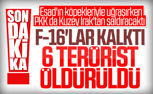 Metina ve Gara bölgelerinde 6 PKK'lı terörist öldürüldü