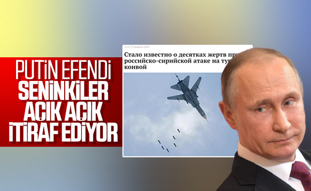Rus basınına göre Türk askerini Rus uçakları vurdu