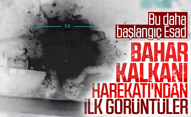 Bahar Kalkanı Harekatı'ndan ilk görüntüler
