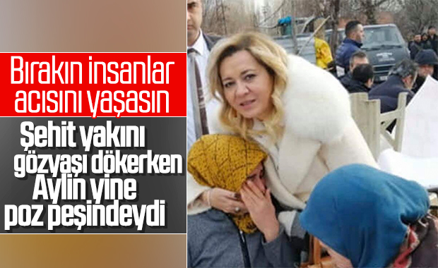 İyi Partili Aylin Cesur'un tepki çeken pozları