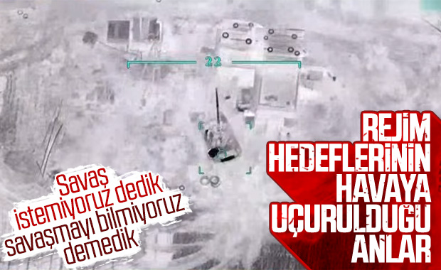 TSK, Esad rejimini vurmaya devam ediyor