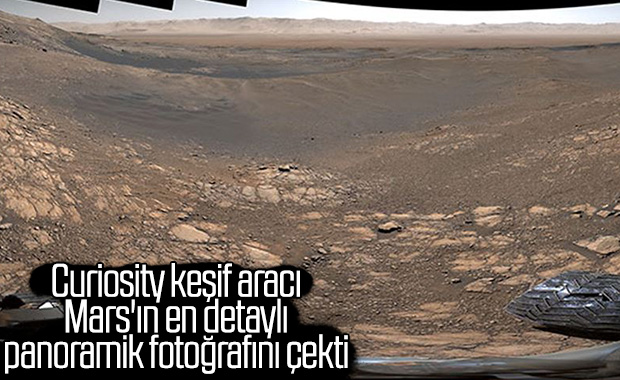 NASA, Mars'ın en detaylı panoramik görüntüsünü paylaştı