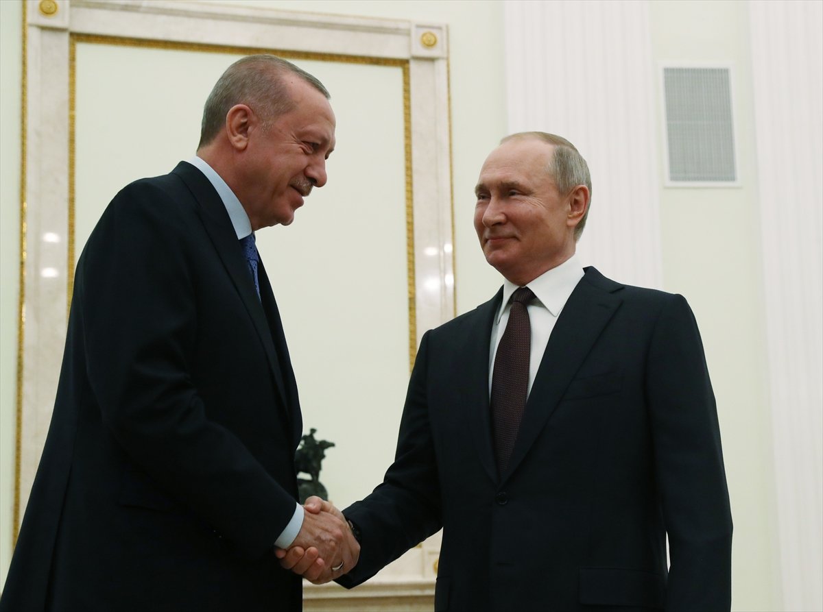 Cumhurbaşkanı Erdoğan Moskova'da