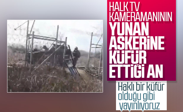 Yunan askeri Halk TV kameramanına plastik mermi sıktı