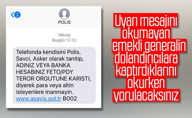 Ankara'da emekli tuğgenerali dolandıran 2 şahıs yakalandı