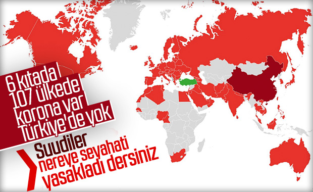 S.Arabistan'dan Türkiye'ye seyahat yasağı