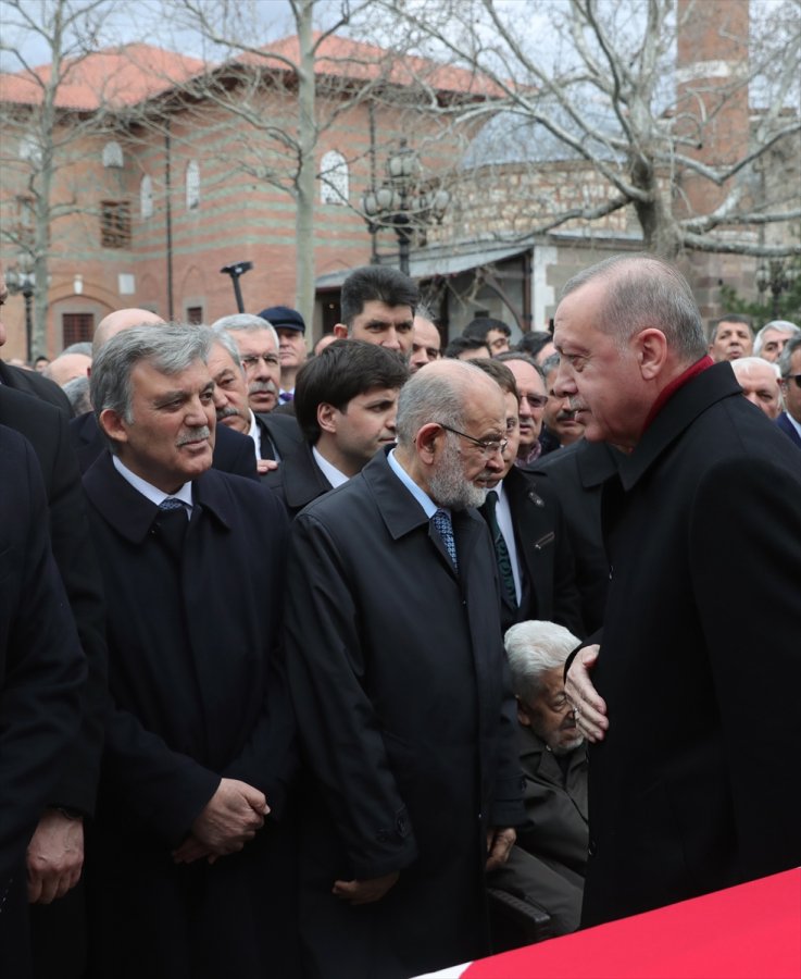 Erdoğan'ın Gül ve Davutoğlu ile karşılaştığı anlar