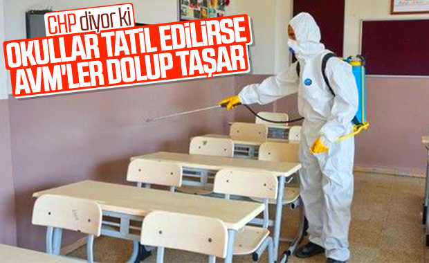 CHP'den okulların tatil edilmesi için ilk yorum