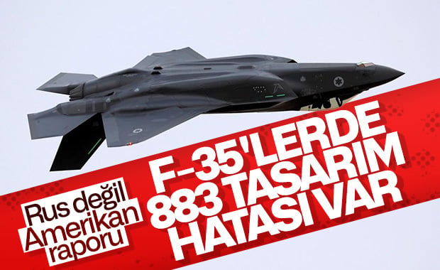 F-35'te 883 tasarım hatası çıktı