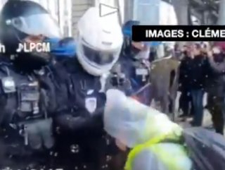 Sarı Yelekliler, polisi korona ile korkuttu