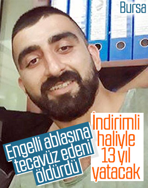 Bursa'da engelli ablasına tecavüz eden şahsı öldürdü
