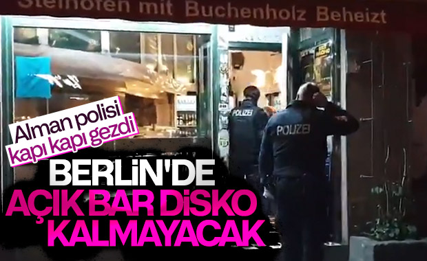 Almanya'da eğlence mekanlarına polis kontrolü