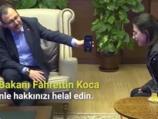 Bakanlar ile öğrenciler arasında samimi görüşme
