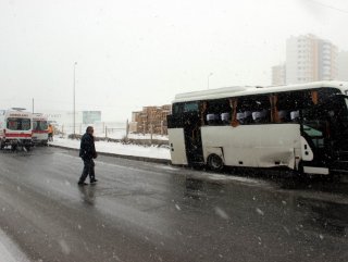 Kayseri'de zincirleme trafik kazası: 18 yaralı 