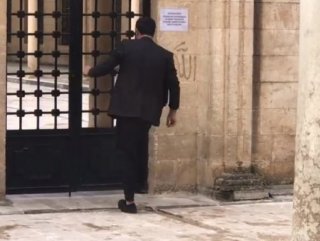 Şanlıurfa'da cuma namazı protestosu