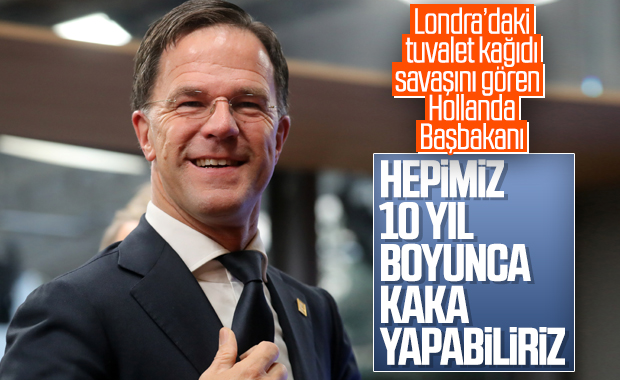 Rutte: Hepimiz 10 yıl boyunca kaka yapabiliriz