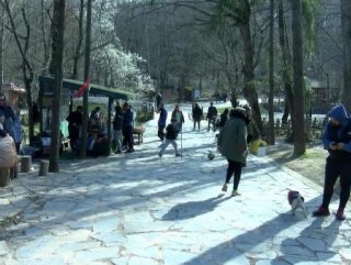 Koronavirüs uyarılarına rağmen Belgrad Ormanı doldu
