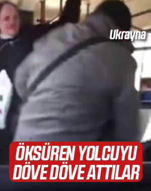 Ukrayna’da öksüren yolcuyu dövüp otobüsten attılar