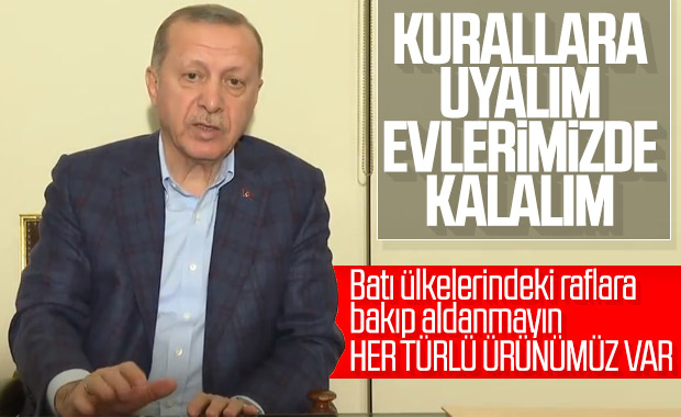 Cumhurbaşkanı Erdoğan'dan koronavirüs hakkında uyarılar
