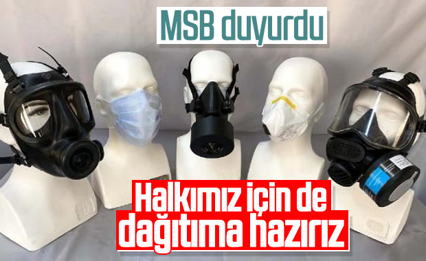 MSB: Gerektiğinde maske ihtiyacına desteğimiz hazır