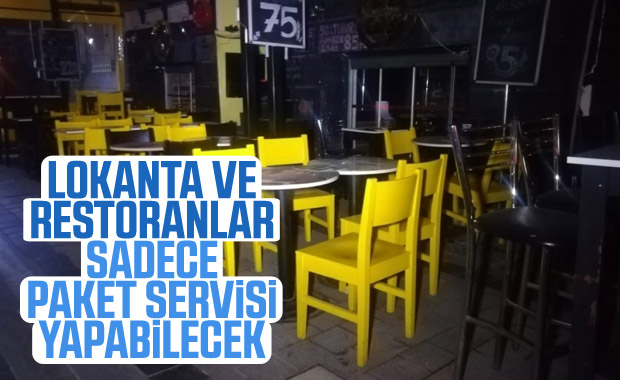 Lokanta ve restoranlara kısıtlamalar