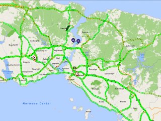 İstanbul'da haftanın ilk iş gününde yollar boştu