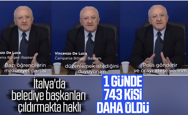 İtalya'da ölü sayısı 6 bin 820'ye çıktı