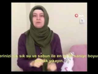 İşaret dili kursiyerleri 14 kuralı anlattı