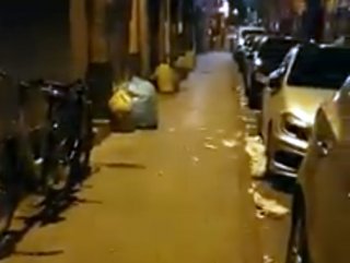 Belçika'da sokaklar çöpten geçilmiyor