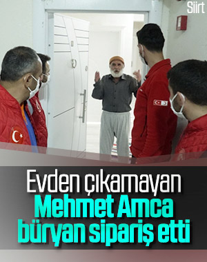 Sokağa çıkamayan Mehmet Amca'nın büryan siparişi