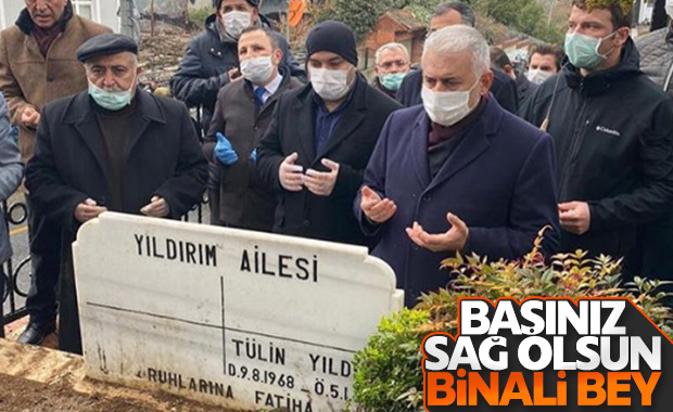 Binali Yıldırım'ın kayınvalidesi toprağa verildi