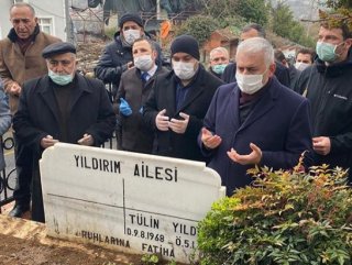 Binali Yıldırım'ın kayınvalidesi toprağa verildi #1
