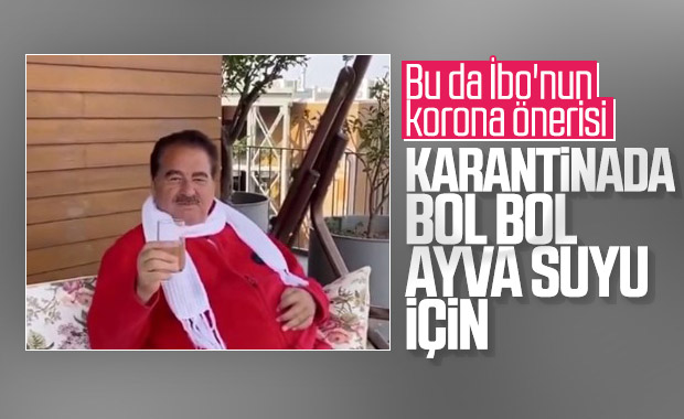 İbrahim Tatlıses'in korona önerisi
