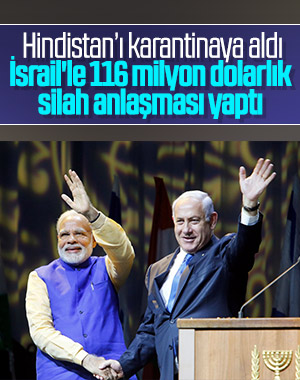 Hindistan, İsrail'den 116 milyon dolarlık silah alıyor