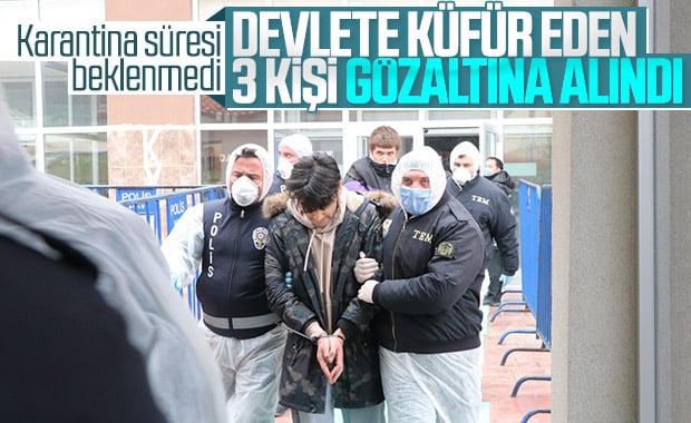 Türkiye'ye küfür eden öğrenciler gözaltına alındı