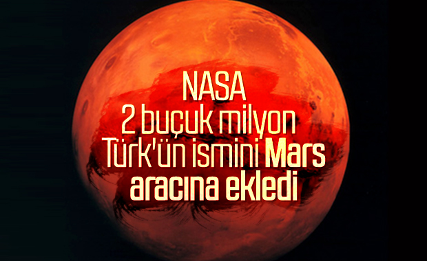 NASA'nın yeni aracı, 11 milyon ismi Mars'a gönderecek