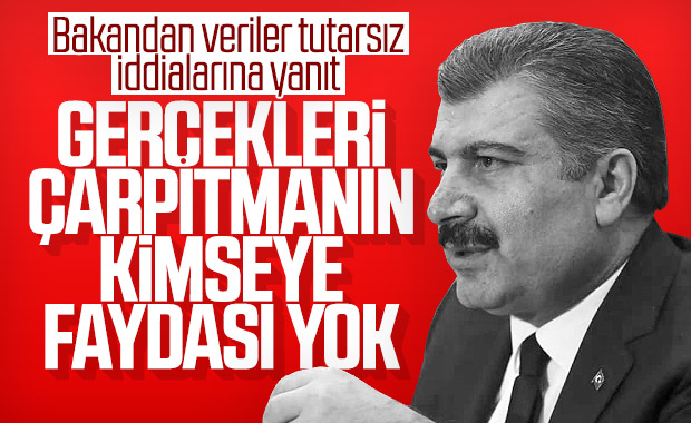 Sağlık Bakanı Koca: Veriler, anlık gerçek verilerdir