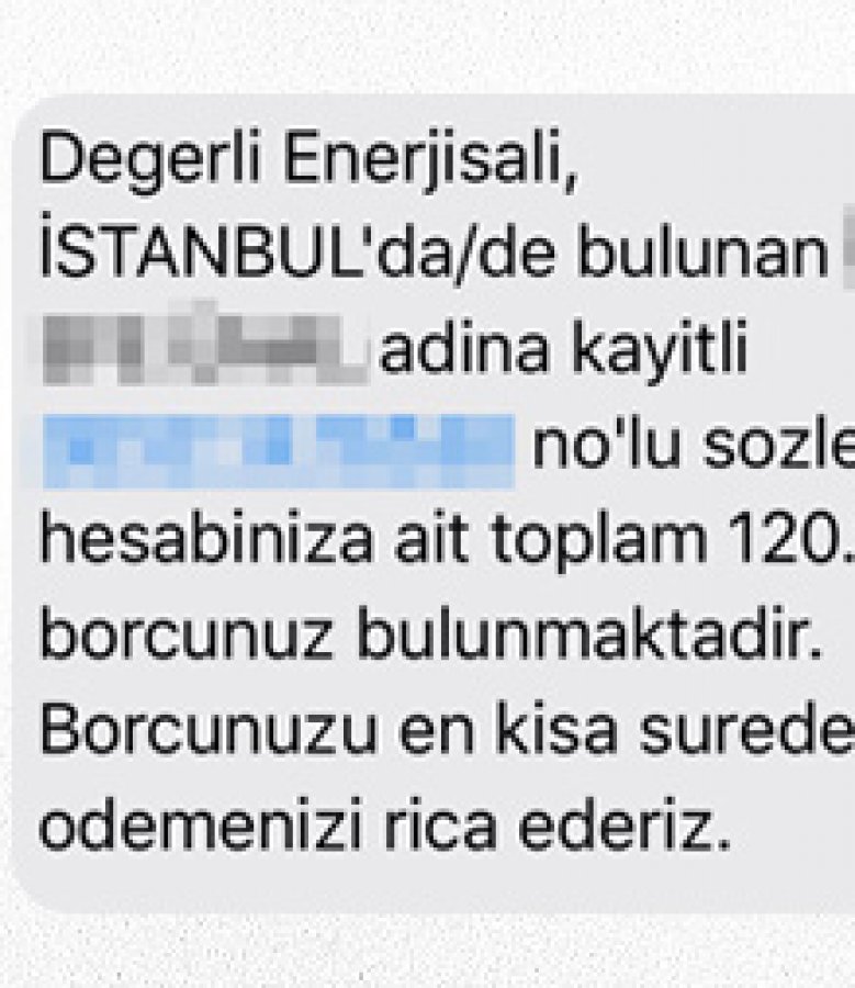 İstanbul'da EnerjiSA'dan üst üste fatura hatırlatmaları