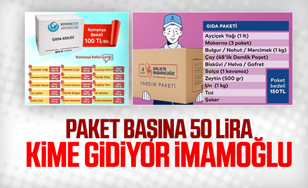 İBB'nin yardım paketi tartışma konusu oldu