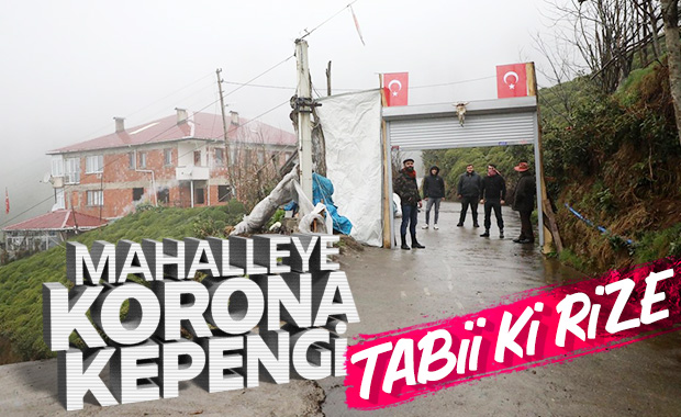Rizeli iki kardeş mahalleyi kepenkle kapattı
