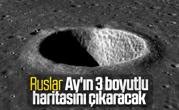 Avrupa Uzay Ajansı ve Rusya, Ay'ın 3 boyutlu haritasını yapacak